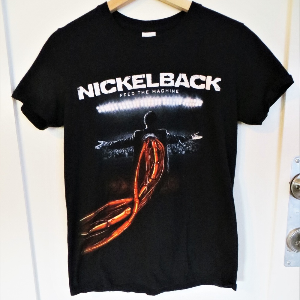 Nickelback Feed the Machine Graphic Band Tee